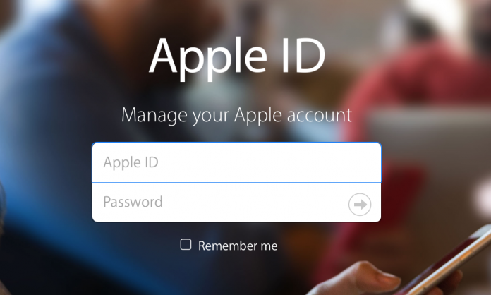 Apple ID log in portal