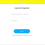 snapchat-log-in-page