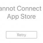 cannot connect to app store