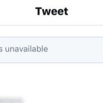 this tweet is unavailable