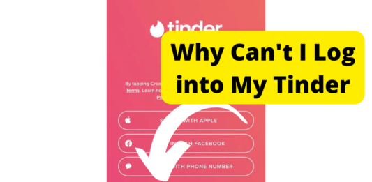 why cant i log into my tinder