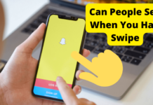 Does Snapchat Show (Your Bitmoji) When You Half Swipe? can people see when you half swipe