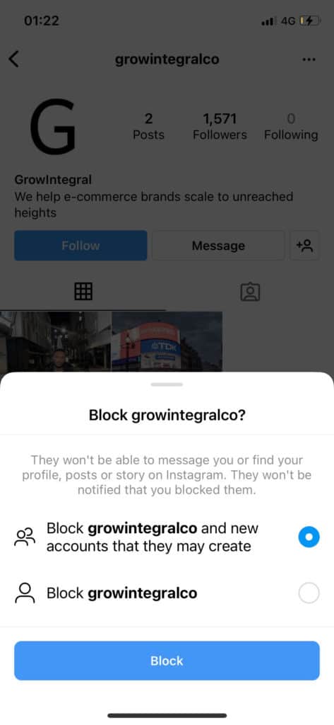 instagram block all accounts