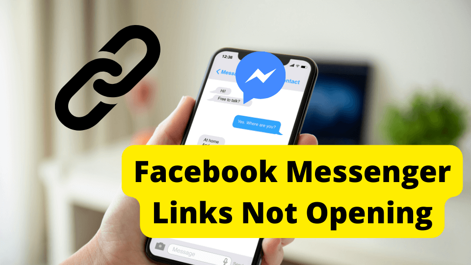 facebook messenger links not opening