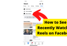 How to See Facebook Reels History how to see recently watched reels on facebook