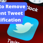 how to turn off recent tweets notification