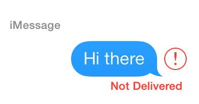 imessage saying delivered