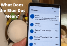 What’s The Blue Dot on My Text Message? what does the blue dot mean on Android text messages