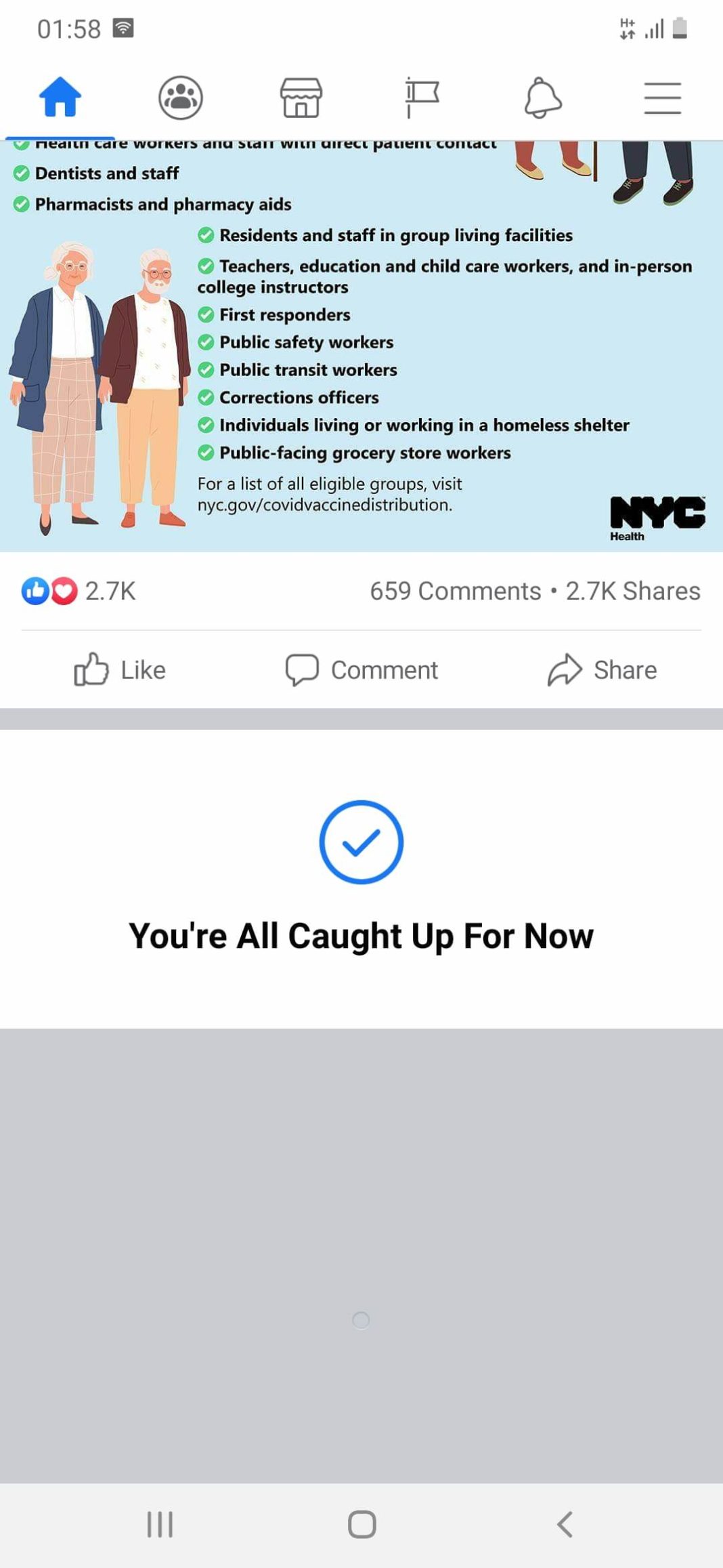 You re Caught Up For Now Facebook Vergizmo