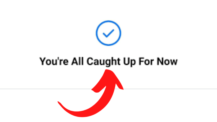 You re Caught Up For Now Facebook Vergizmo