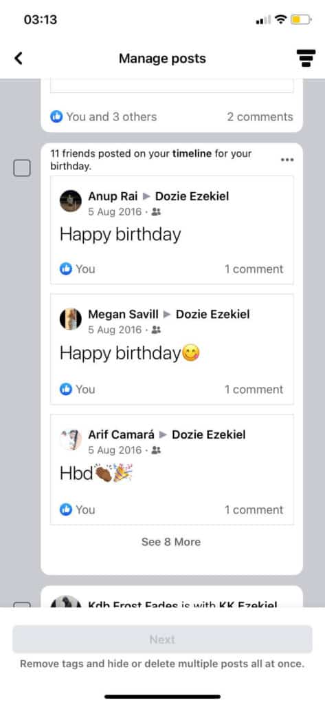 birthday posts on facebook