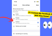 Facebook Story Custom Will They Know? custom facebook story will they know