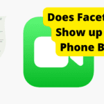 do facetime calls show up on phone bill