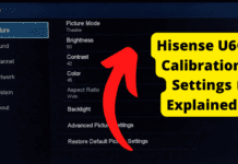 Hisense U6G Calibration Settings hisense calibration settings