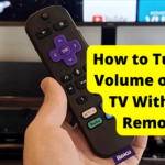 how to turn up onn tv without remote