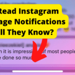 if i read instagram message notifications will they know