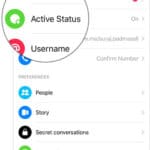 messenger activity status settings