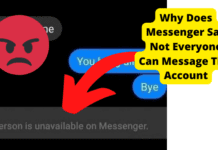 Not Everyone Can Message This Account Messenger? The Fix not everyone can message this account messenger