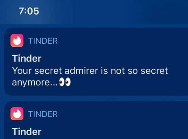 secrete admirer tinder