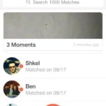 what does the red dot mean on tidner