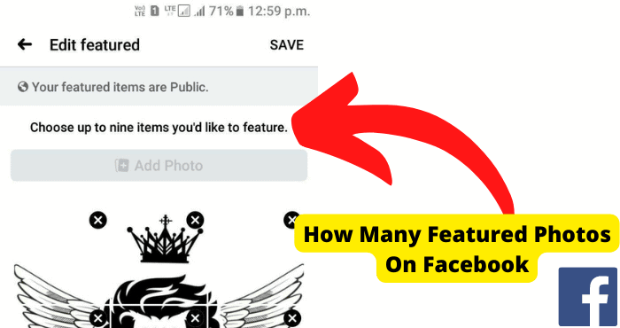 how to set featured photos on facebook to private