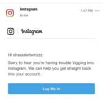 youre having trouble logging into your instagram