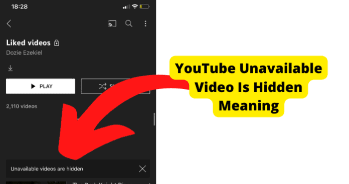 youtube unavailable video is hidden