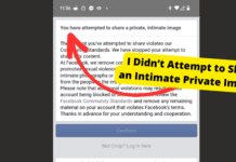 You Have Attempted to Share a Private Intimate Image! The Fix you have attempted to share an intimate image
