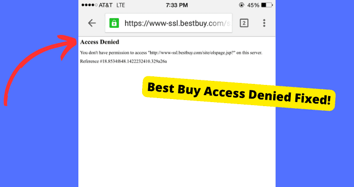 bestbuy access denied