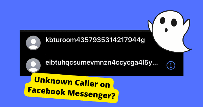 unknown caller on facebook messenger