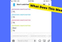Unknown Snapchatter Meaning