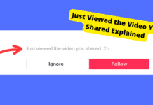 Just Viewed The Video You Shared TikTok Notification Explained!